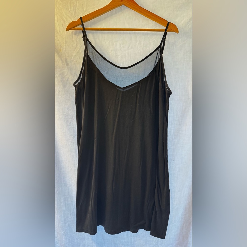 Black Chemise / Nightie / Nightgown, Size XL